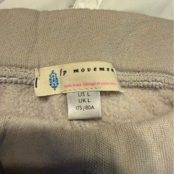 Free People Movement  -size large tan joggers - Picture 7 of 10